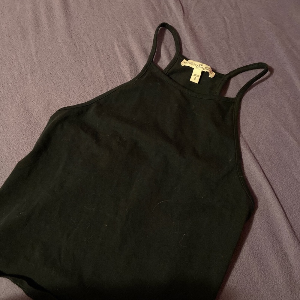 Black Halter Top